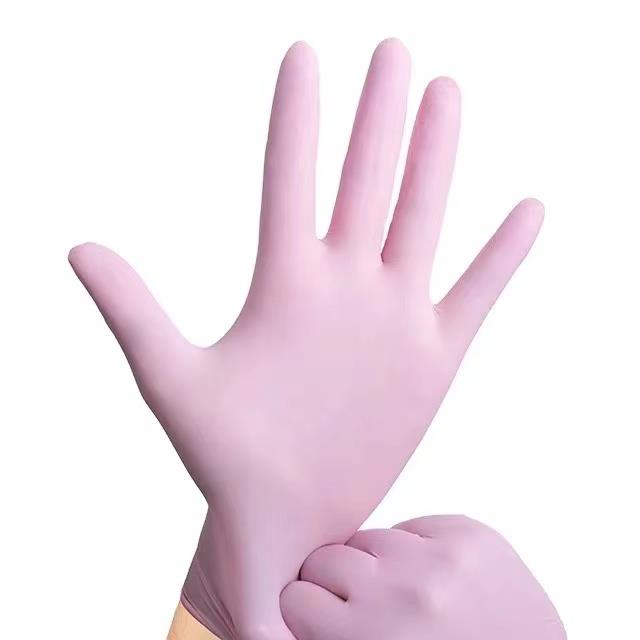 100% Nitrile Examination Gloves, Green Color, 240mm 3.5 gram(M).jpg