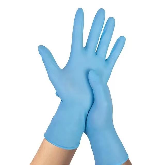 100% Nitrile Examination Gloves, Pink Color, 290mm 5 gram(M).jpg